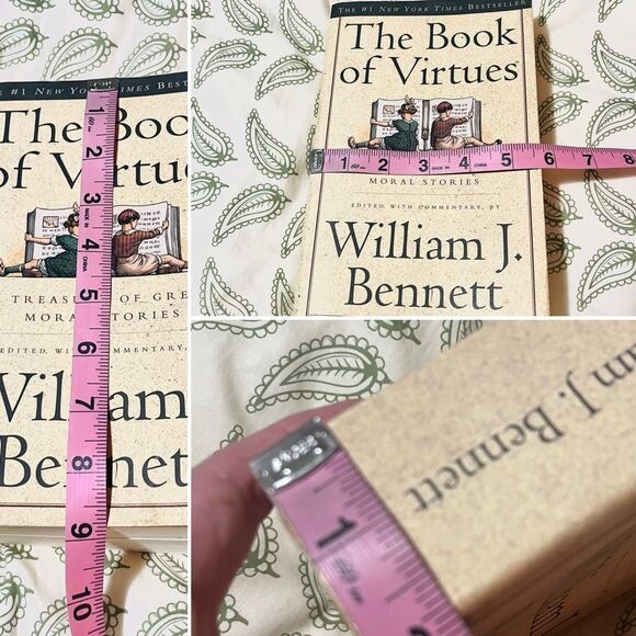 The Book of Virtues by William J. Bennett Classic Book for Children & Adults OS - Picture 11 of 11
